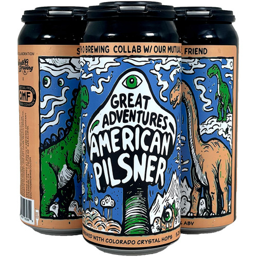 South O [+ Our Mutual Friend] Great Adventures American Pilsner 4-Pack Can