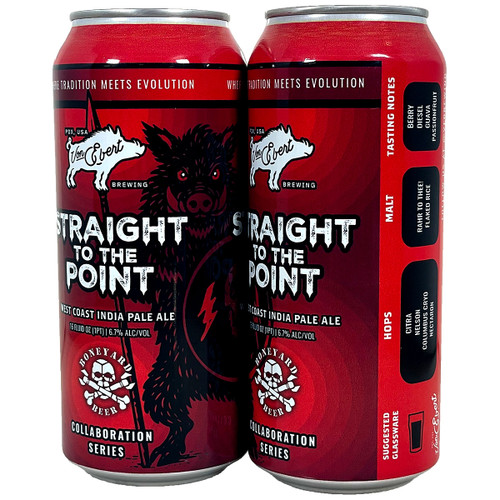 Von Ebert [+ Boneyard] Straight To The Point West Coast IPA Can
