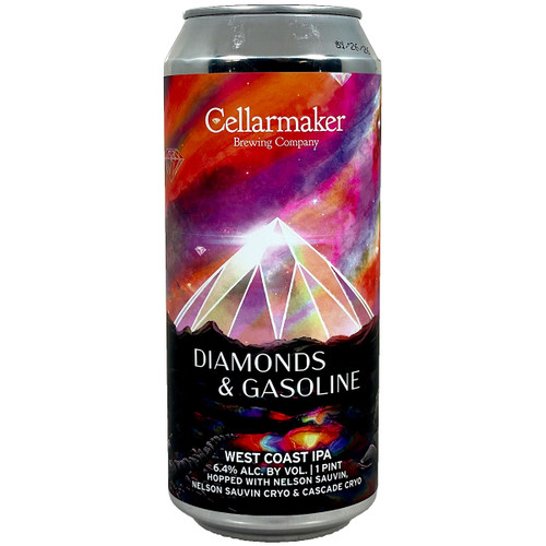 Cellarmaker Diamonds & Gasoline West Coast IPA Can