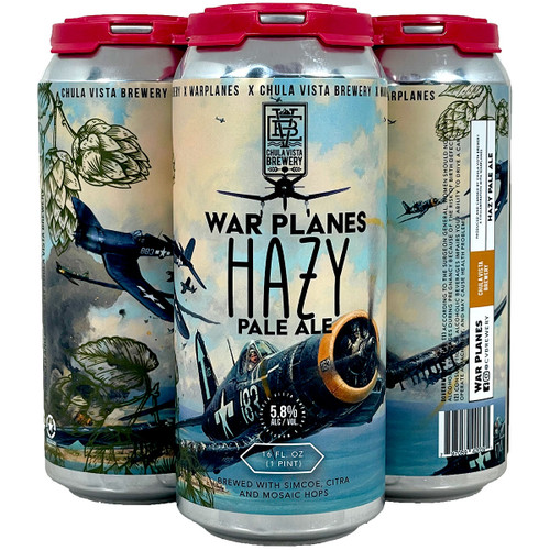 Chula Vista Brewery War Planes Hazy Pale Ale 4-Pack Can