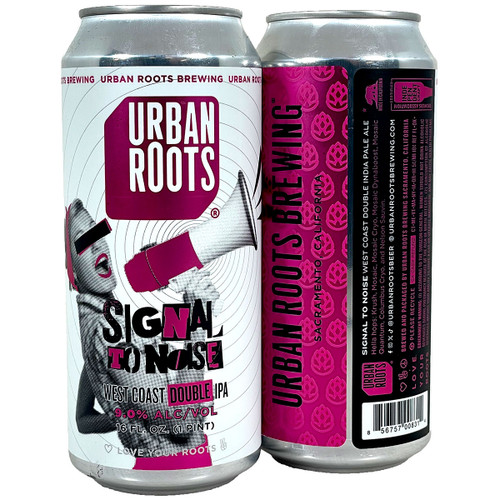 Urban Roots Signal To Noise West Coast Double IPA Can