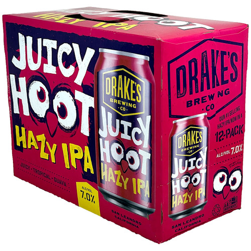 Drake's Juicy Hoot Hazy IPA 12-Pack Can