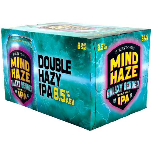 Firestone Mind Haze Galaxy Bender Double Hazy IPA 6-Pack Can