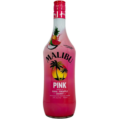 Malibu Pink Liqueur White Rum With Tropical Liqueur