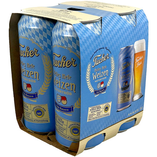 Tucher Helles Hefe Weizen 4-Pack Can