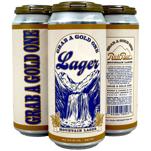Moonlight Brewing Grab A Gold One Mountain Lager 4-Pack Can