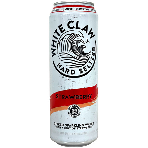 White Claw Strawberry Hard Seltzer 19.2oz Can