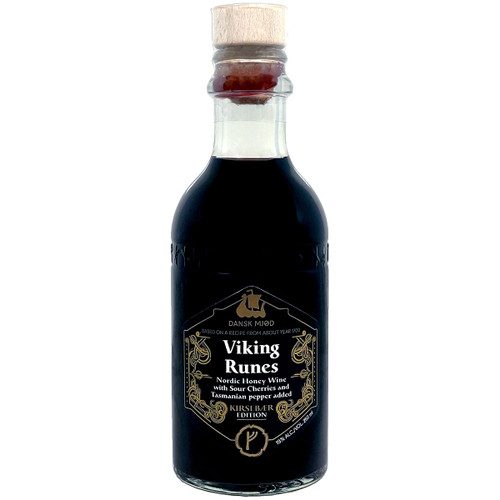 Dansk Mjod Viking Runes Nordic Honey Wine Kirsebaer Edition 250ml