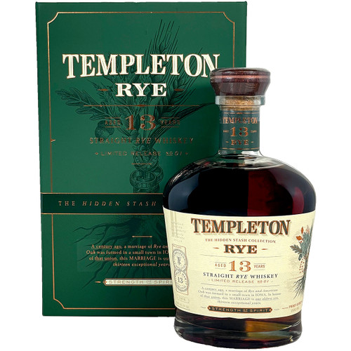 Templeton Rye 13 Years Aged The Hidden Stash Collection Release 1
