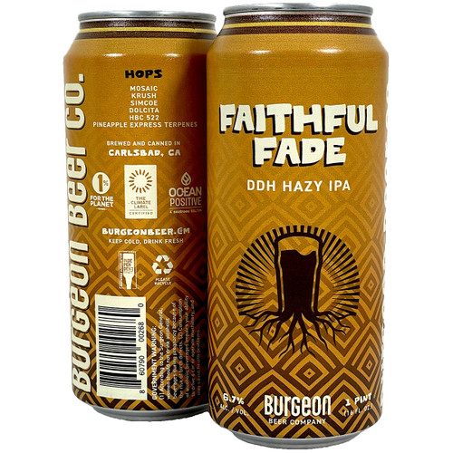 Burgeon Faithful Fade DDH Hazy IPA Can