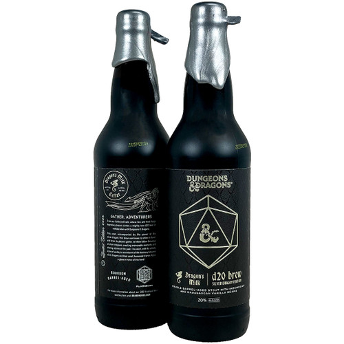 New Holland Dragon's Milk Bourbon Barrel Aged Stout Dungeons & Dragons d20 brew Silver Dragon Edition