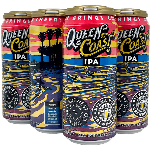 Pizza Port [+ MadeWest] Queen Of The Coast IPA 6-Pack Can