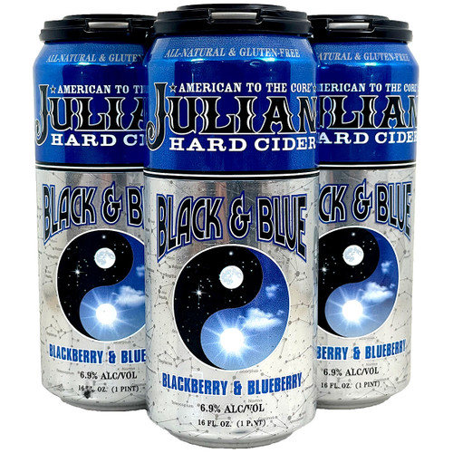 Julian Hard Cider Black & Blue 4-Pack Can
