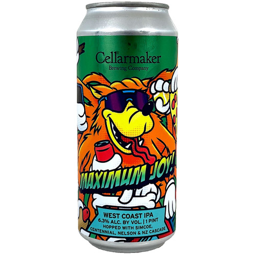 Cellarmaker Maximum Joy! West Coast IPA Can
