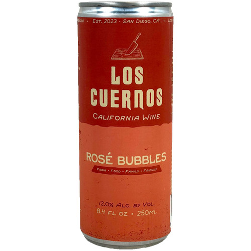 Los Cuernos California Rose Bubbles Can