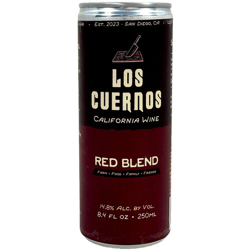 Los Cuernos California Red Blend Can