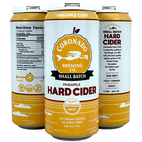 Coronado Pineapple Hard Cider 4-Pack Can