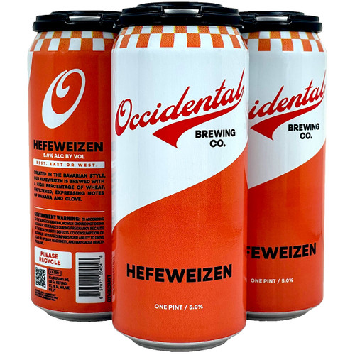 Occidental Brewing Hefeweizen 4-Pack Can