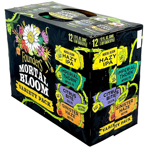 Founders Mortal Bloom Variety 12-Pack Can