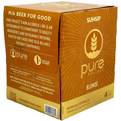 Pure Project Sunsip Non-Alcoholic Blonde 4-Pack Can