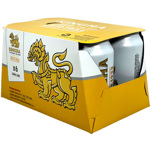 Singha Premium Lager 6-Pack Can
