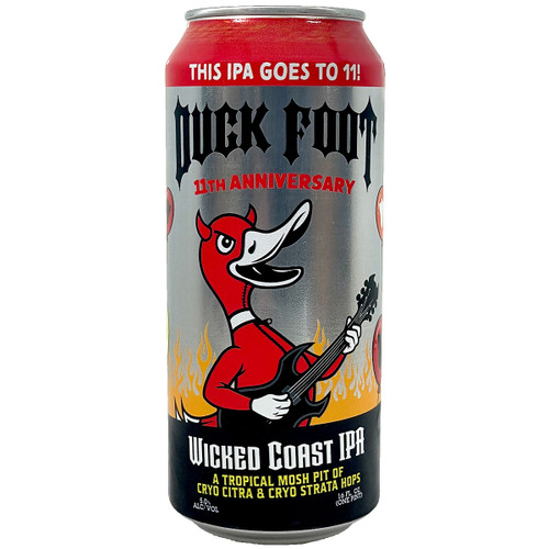 Duck Foot 11th Anniversary Wicked Coast IPA Can