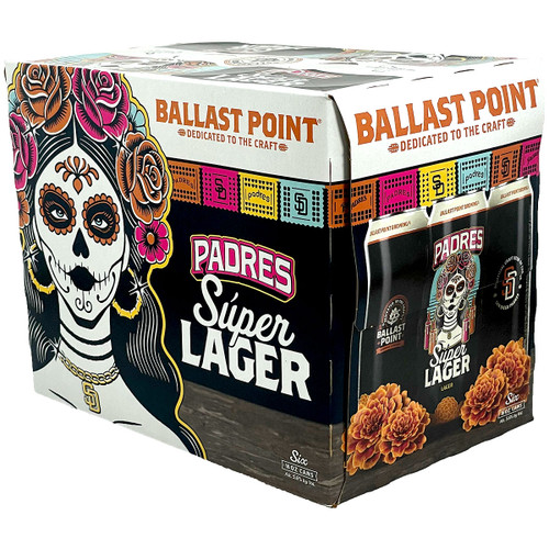 Ballast Point Padres Super Lager 6-Pack Can