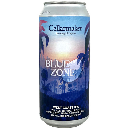 Cellarmaker Blue Zone West Coast IPA Can