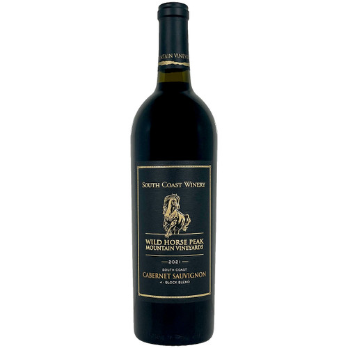 South Coast Winery 2021 Wild Horse Peak Mountain Vineyards 4-Block Blend South Coast Cabernet Sauvignon