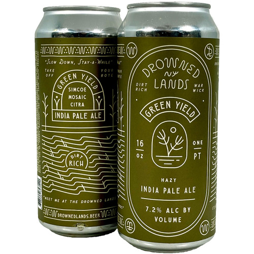 Drowned Lands Green Yield Hazy IPA Can