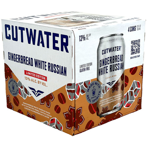 Cutwater Gingerbread White Russian 4-Pack Can
