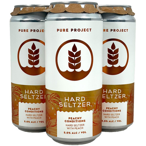 Pure Project Peachy Conditions Hard Seltzer 4-Pack Can