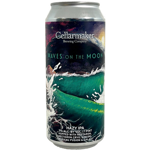 Cellarmaker Waves On The Moon Hazy IPA Can