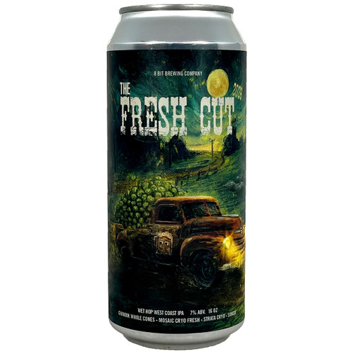 8 Bit The Fresh Cut Wet Hop West Coast IPA Can