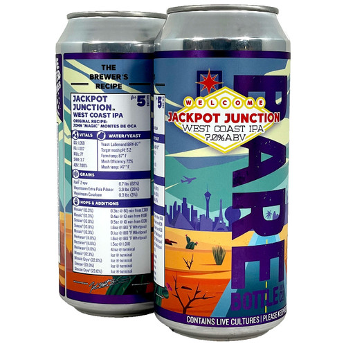 Barebottle Jackpot Junction West Coast IPA Can