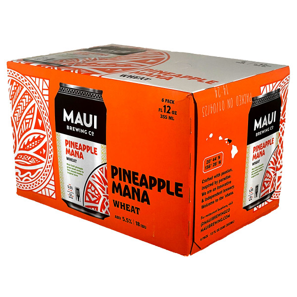Maui Pineapple Mana Wheat 6-Pack Can