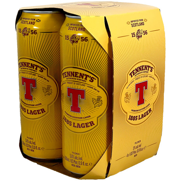 Wellpark Brewery Tennent's 1885 Lager 4-Pack Can