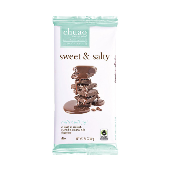 Chuao Sweet & Salty Chocolate Bar 2.8OZ
