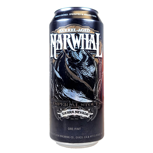 Sierra Nevada Barrel-Aged Narwhal Imperial Stout Can 16oz