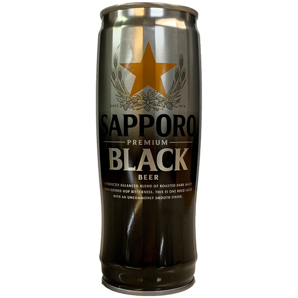 Sapporo Premium Black Beer Can