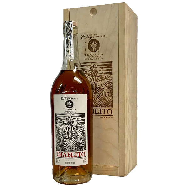 123 Organic Extra Anejo Diablito Tequila