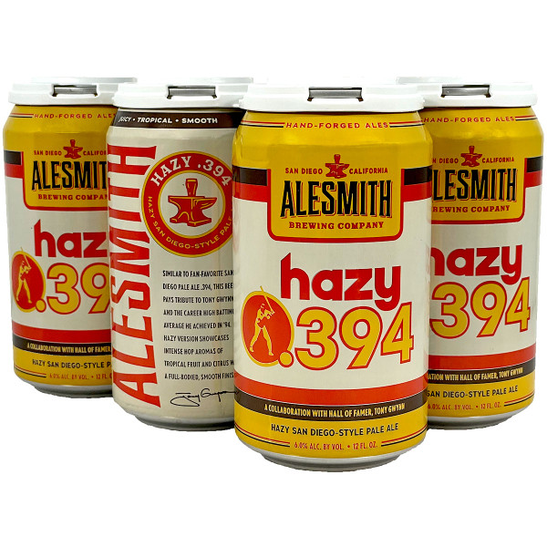 AleSmith Hazy .394 Hazy San Diego-Style Pale Ale 6-Pack Can