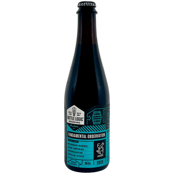 Bottle Logic Fundamental Observation Bourbon Barrel Aged Imperial Madagascar Vanilla Stout
