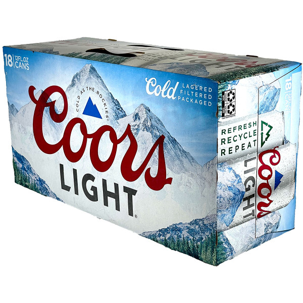 Coors Light 18-Pack Can