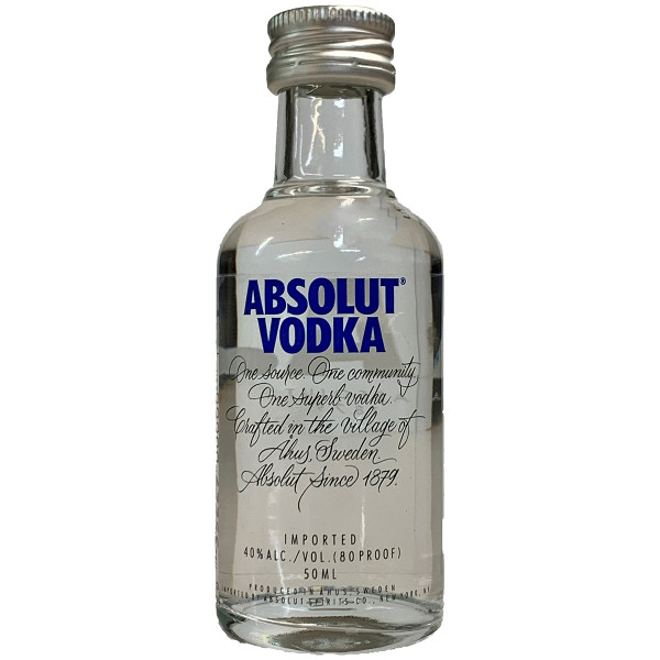 Absolut Swedish Vodka 50ml