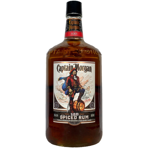 Captain Morgan 100 Proof Spiced Rum 1.75L