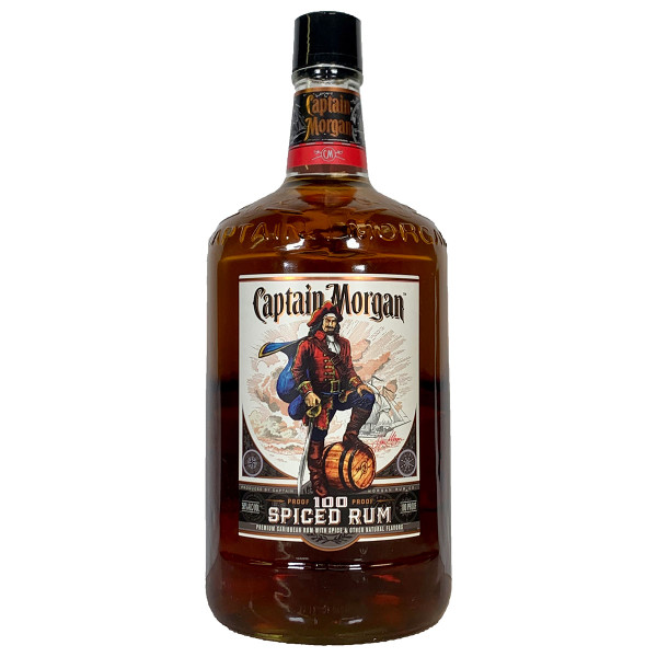 Captain Morgan 100 Proof Spiced Rum 1.75L