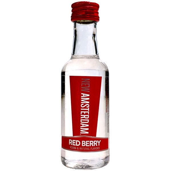 New Amsterdam Red Berry Flavored Vodka 50ml