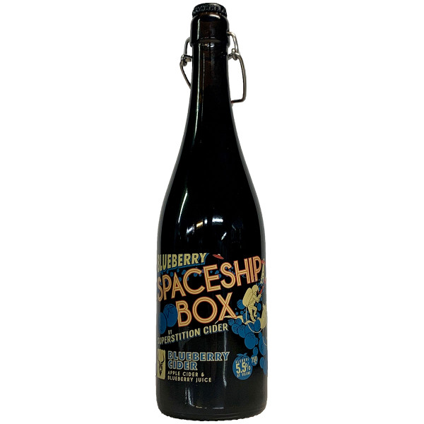 Superstition Blueberry Spaceship Box Cider