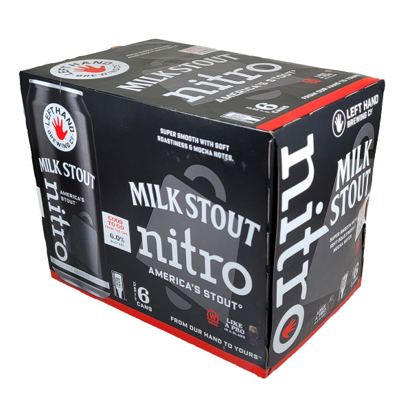 Left Hand Nitro Milk Stout 6-Pack Can